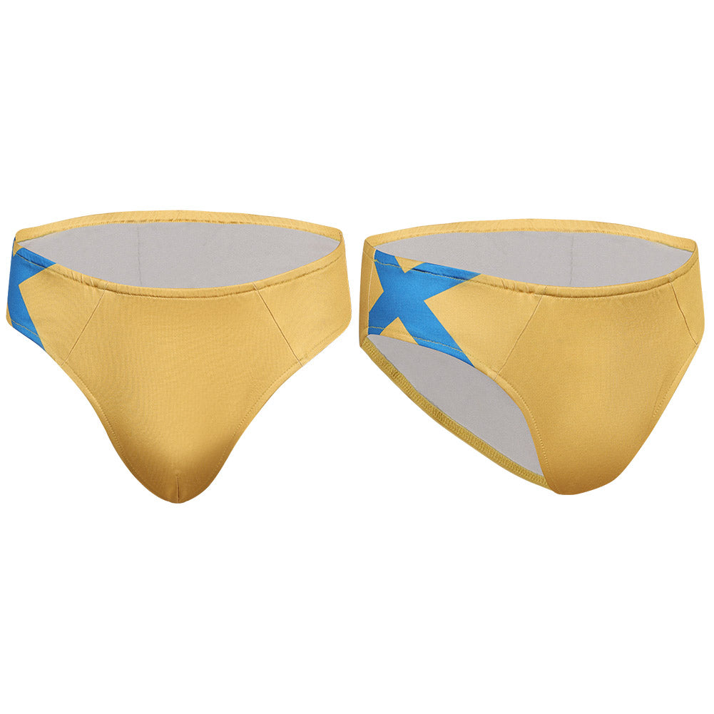 Iron Fist Maillot de Bain Jaune Cosplay Costume