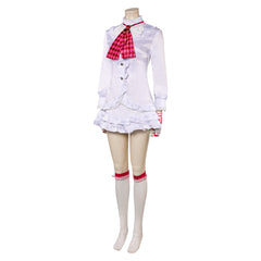 Jeu Tekken Lili Tenue Blanche Cosplay Costume