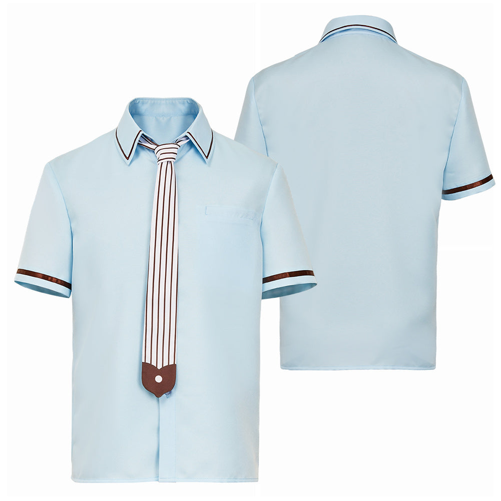 Jibaku Shōnen Hanako-kun 2(2025) Hanako Kun Chemise Bleue Cosplay Costume