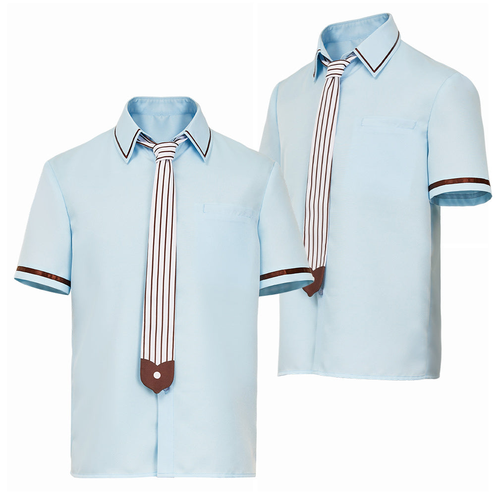 Jibaku Shōnen Hanako-kun 2(2025) Hanako Kun Chemise Bleue Cosplay Costume