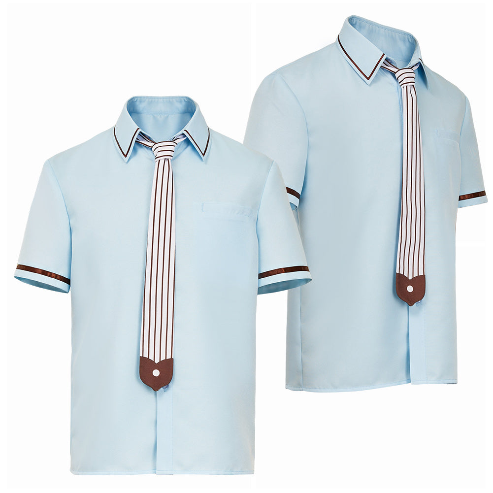 Jibaku Shōnen Hanako-kun 2(2025) Hanako Kun Chemise Bleue Cosplay Costume