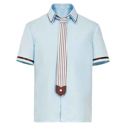 Jibaku Shōnen Hanako-kun 2(2025) Hanako Kun Chemise Bleue Cosplay Costume