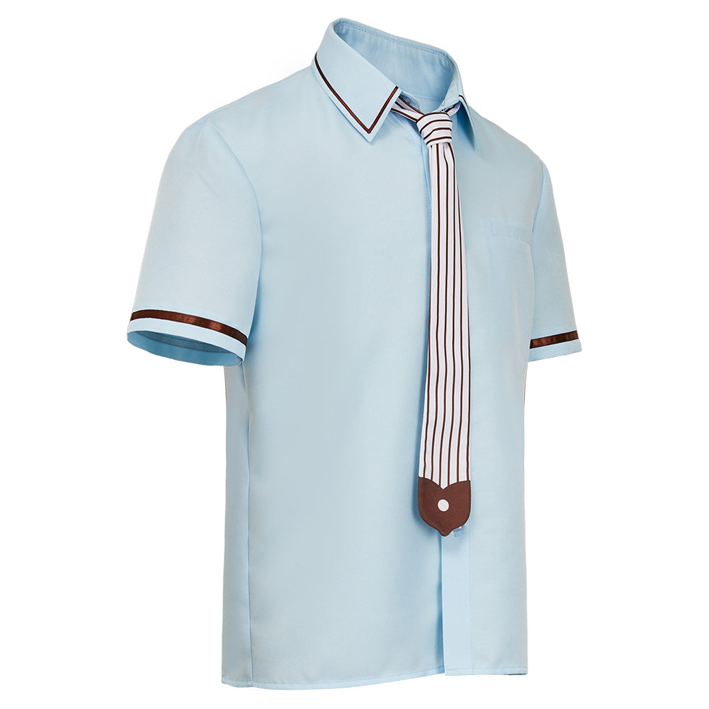 Jibaku Shōnen Hanako-kun 2(2025) Hanako Kun Chemise Bleue Cosplay Costume