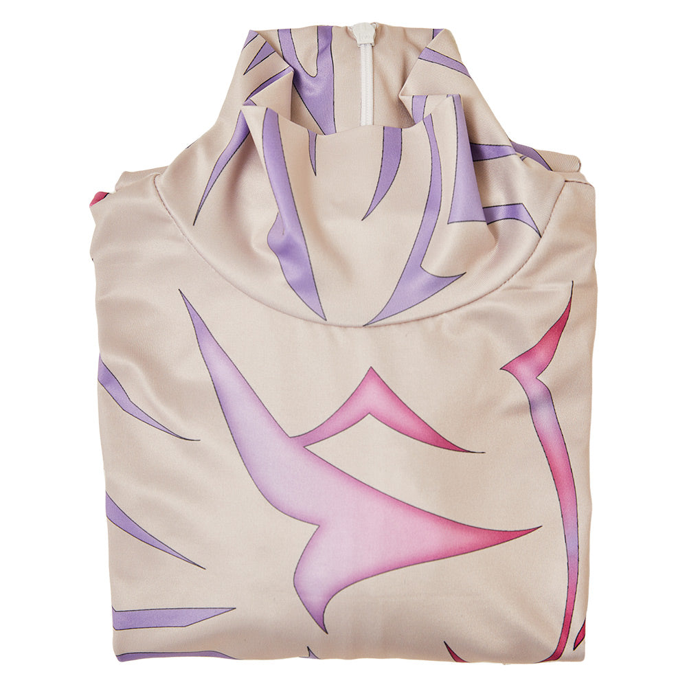 KPop Demon Hunters(2025) Rumi/Jinu Haut Imprimé Demon Motifs Cosplay Costume