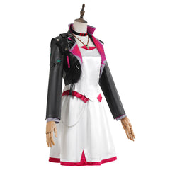 Adulte Arcane: League of Legends Saison 2 Powder/Jinx Robe Blanche Cosplay Costume Ver.2