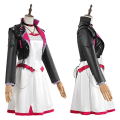 Adulte Arcane: League of Legends Saison 2 Powder/Jinx Robe Blanche Cosplay Costume Ver.2