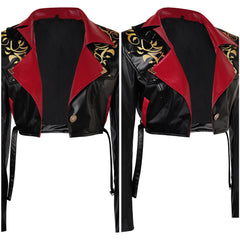 Adulte Arcane: League of Legends Saison 2(2024) Powder/Jinx Veste Noire Cosplay Costume