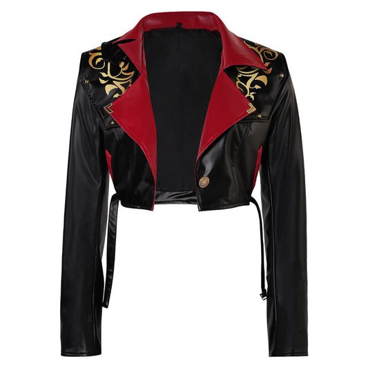 Adulte Arcane: League of Legends Saison 2(2024) Powder/Jinx Veste Noire Cosplay Costume