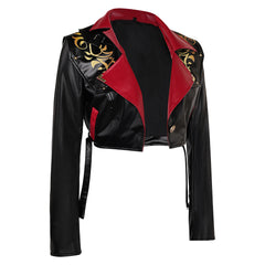 Adulte Arcane: League of Legends Saison 2(2024) Powder/Jinx Veste Noire Cosplay Costume