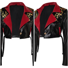 Adulte Arcane: League of Legends Saison 2(2024) Powder/Jinx Veste Noire Cosplay Costume