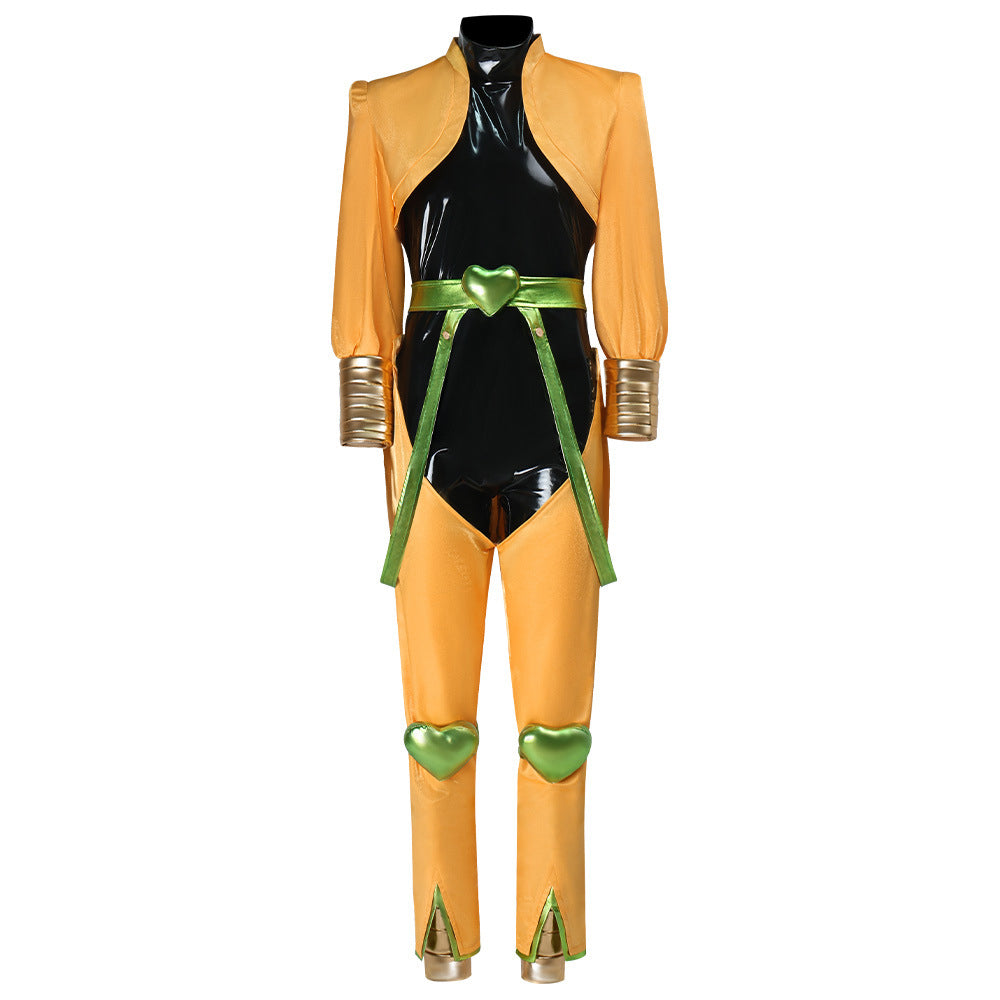 JJBA Dio Brando Tenue Orange et Noire Cosplay Costume