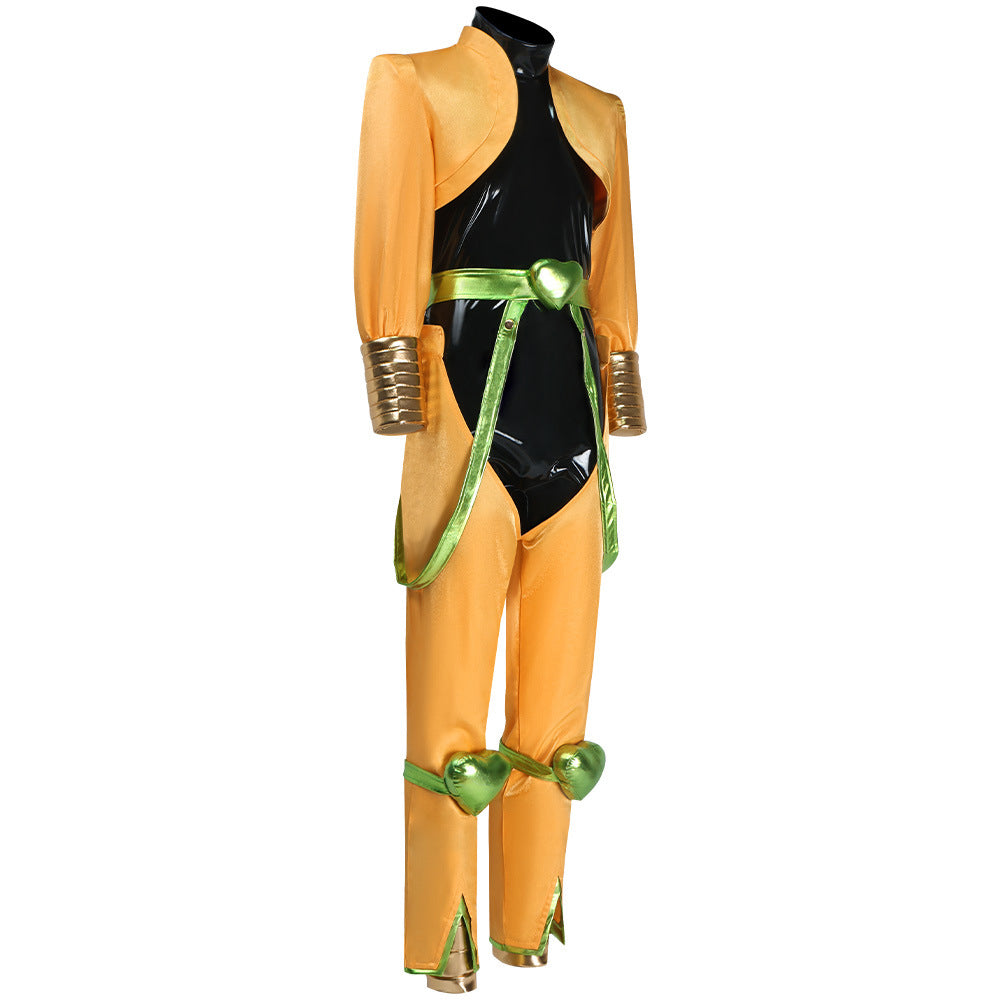 JJBA Dio Brando Tenue Orange et Noire Cosplay Costume