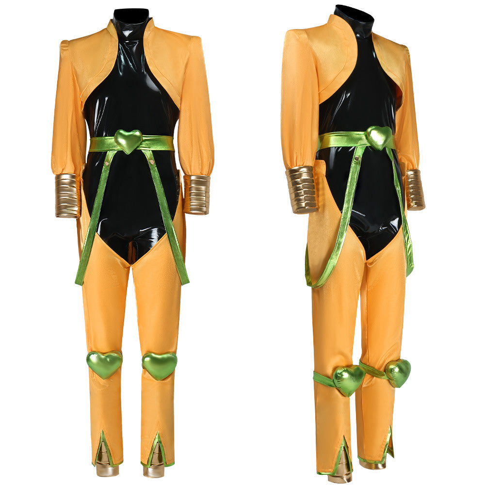 JJBA Dio Brando Tenue Orange et Noire Cosplay Costume
