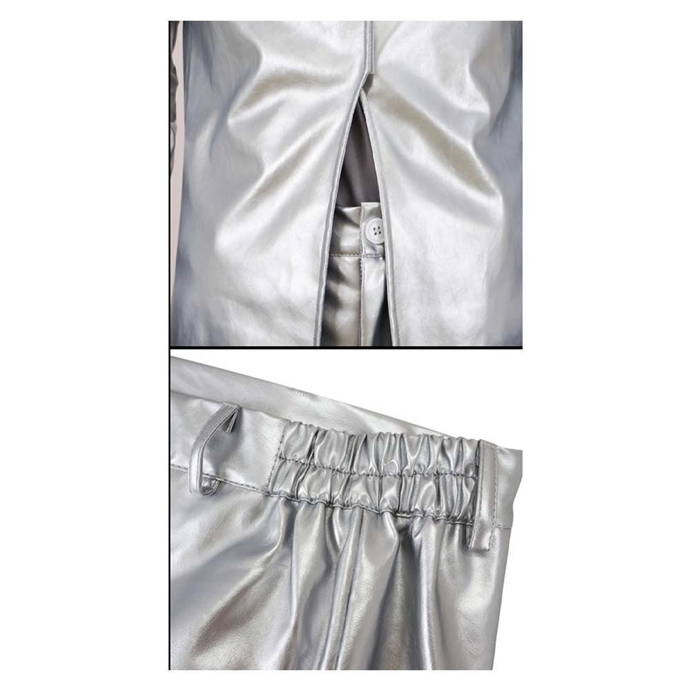 JJBA Funny Valentine Tenue Argentée Cosplay Costume