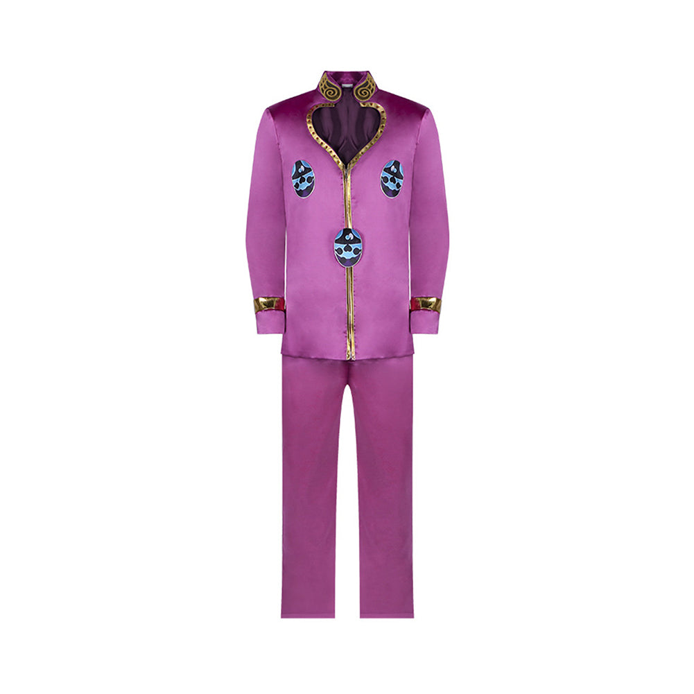 JJBA Giorno Giovanna Tenue Violette Cosplay Costume