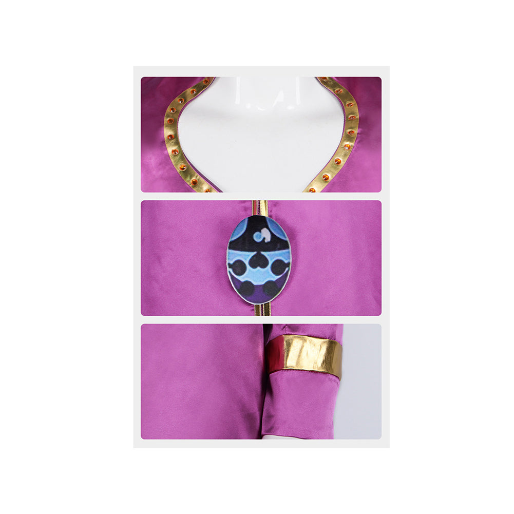 JJBA Giorno Giovanna Tenue Violette Cosplay Costume