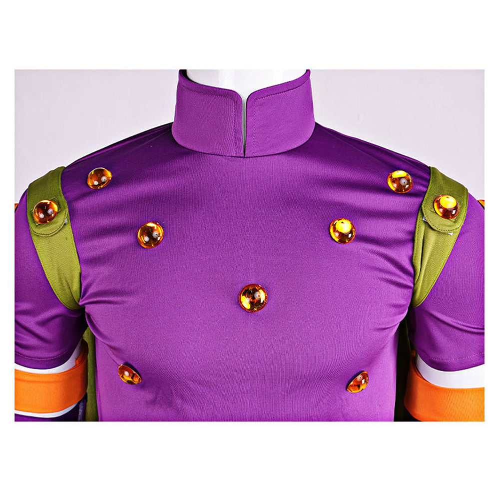 JJBA Gyro Zeppeli Tenue Violette Cosplay Costume