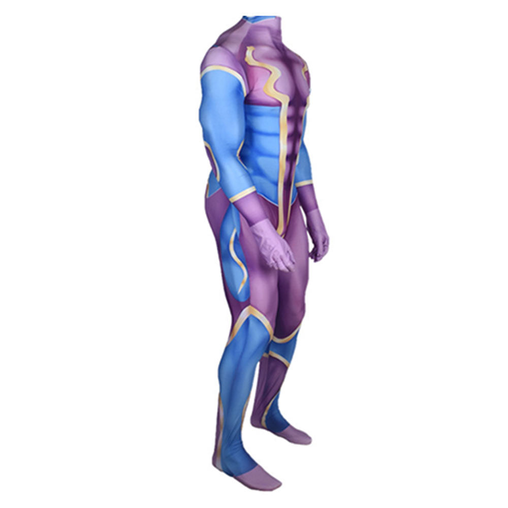 JJBA Jonathan Combinaison Violette Cosplay Costume