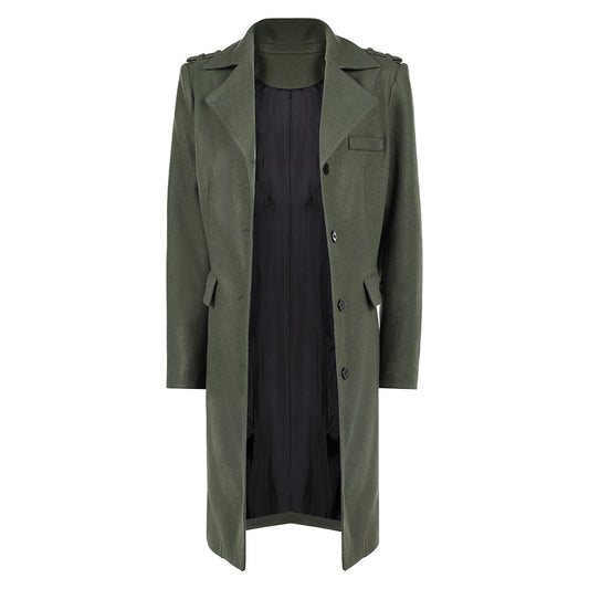 John Wick 5(2025) Rooney Manteau Vert Gris Cosplay Costume