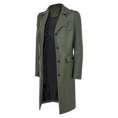 John Wick 5(2025) Rooney Manteau Vert Gris Cosplay Costume