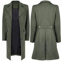 John Wick 5(2025) Rooney Manteau Vert Gris Cosplay Costume