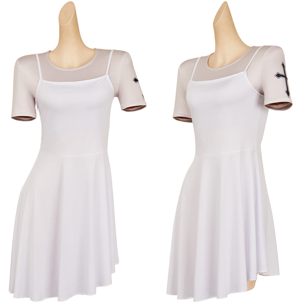 John Wick 5(2025) Rooney The Ballerina Robe Blanche Cosplay Costume