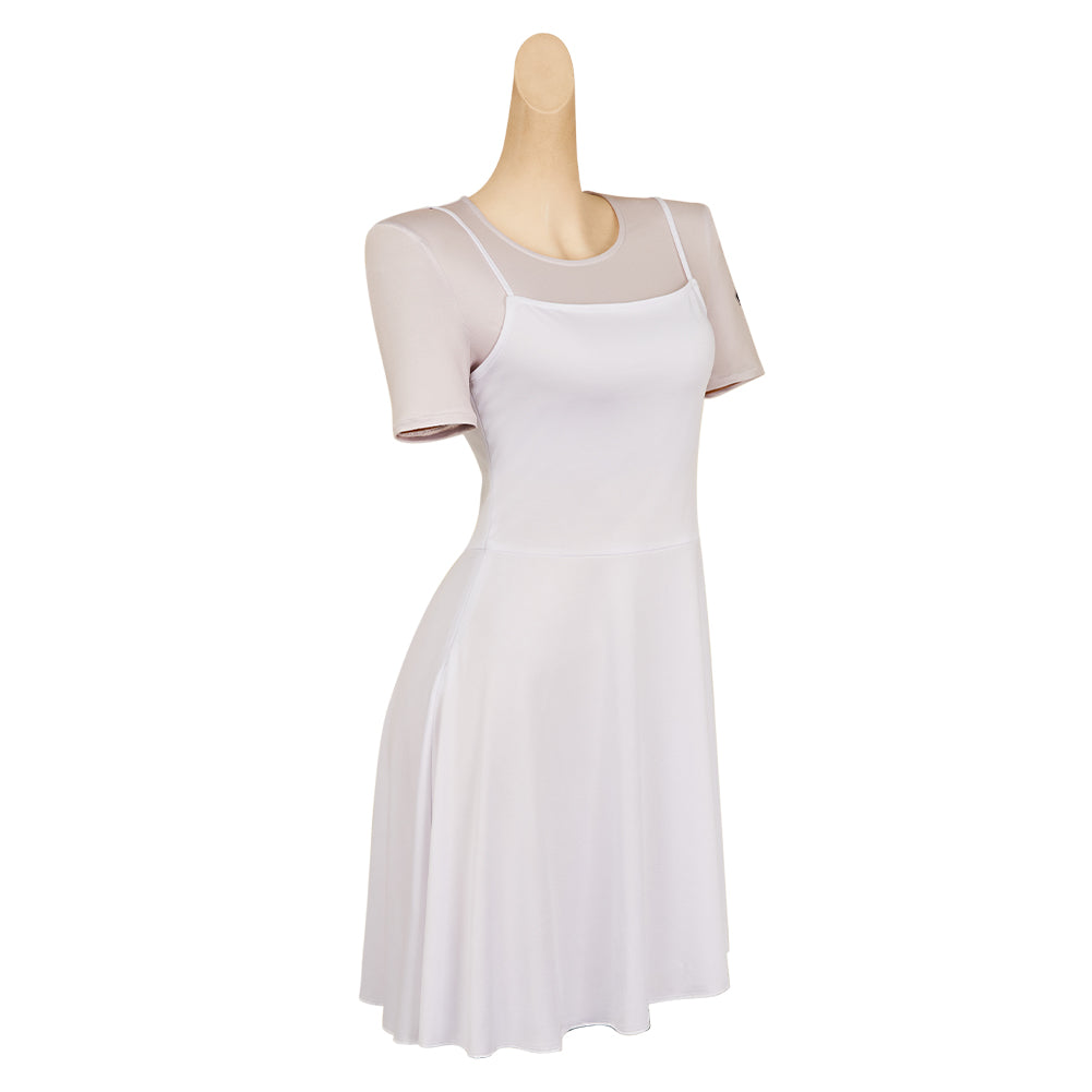 John Wick 5(2025) Rooney The Ballerina Robe Blanche Cosplay Costume