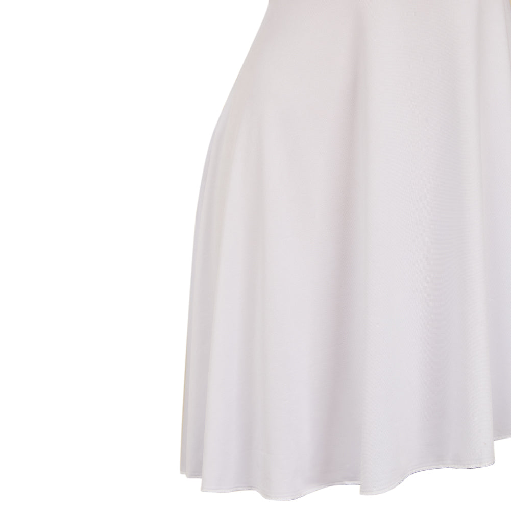 John Wick 5(2025) Rooney The Ballerina Robe Blanche Cosplay Costume