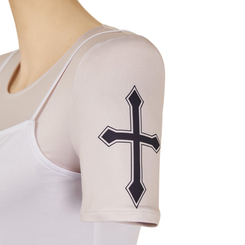 John Wick 5(2025) Rooney The Ballerina Robe Blanche Cosplay Costume