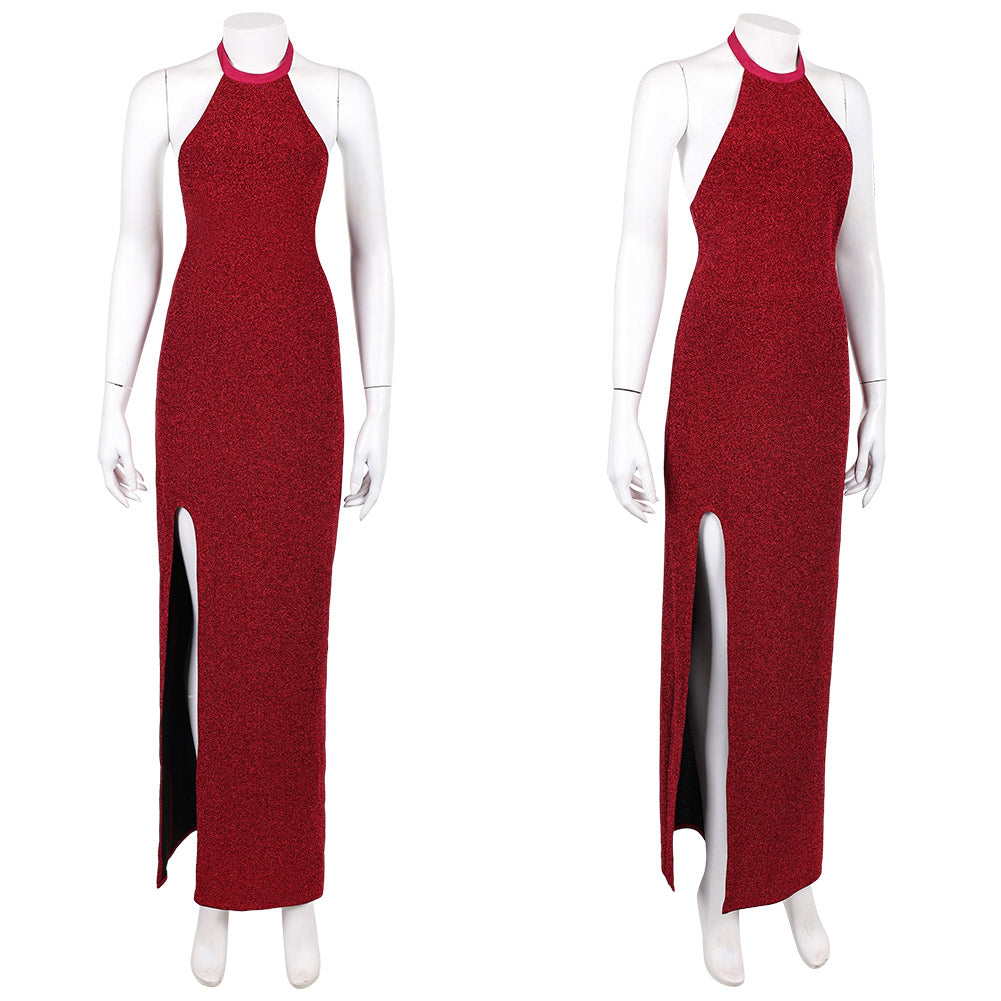 John Wick 5(2025) Rooney The Ballerina Robe Rouge Cosplay Costume