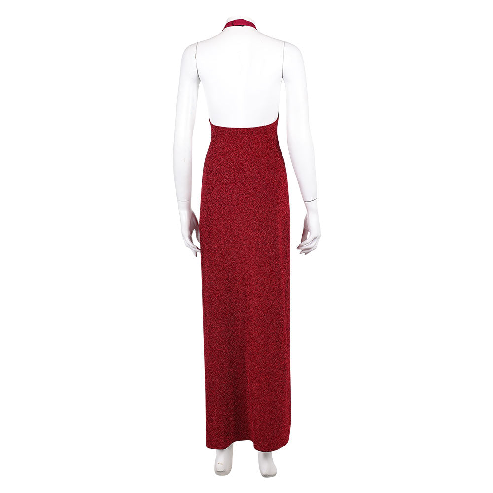 John Wick 5(2025) Rooney The Ballerina Robe Rouge Cosplay Costume