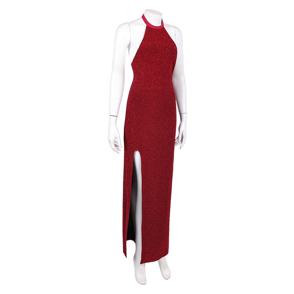John Wick 5(2025) Rooney The Ballerina Robe Rouge Cosplay Costume