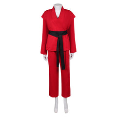 John Wick 5(2025) Rooney The Ballerina Taekwondo Uniforme Rouge Cosplay Costume