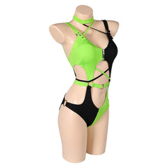 Kim Possible Shego Maillot de Bain Une Pièce Lingerie Cosplay Costume