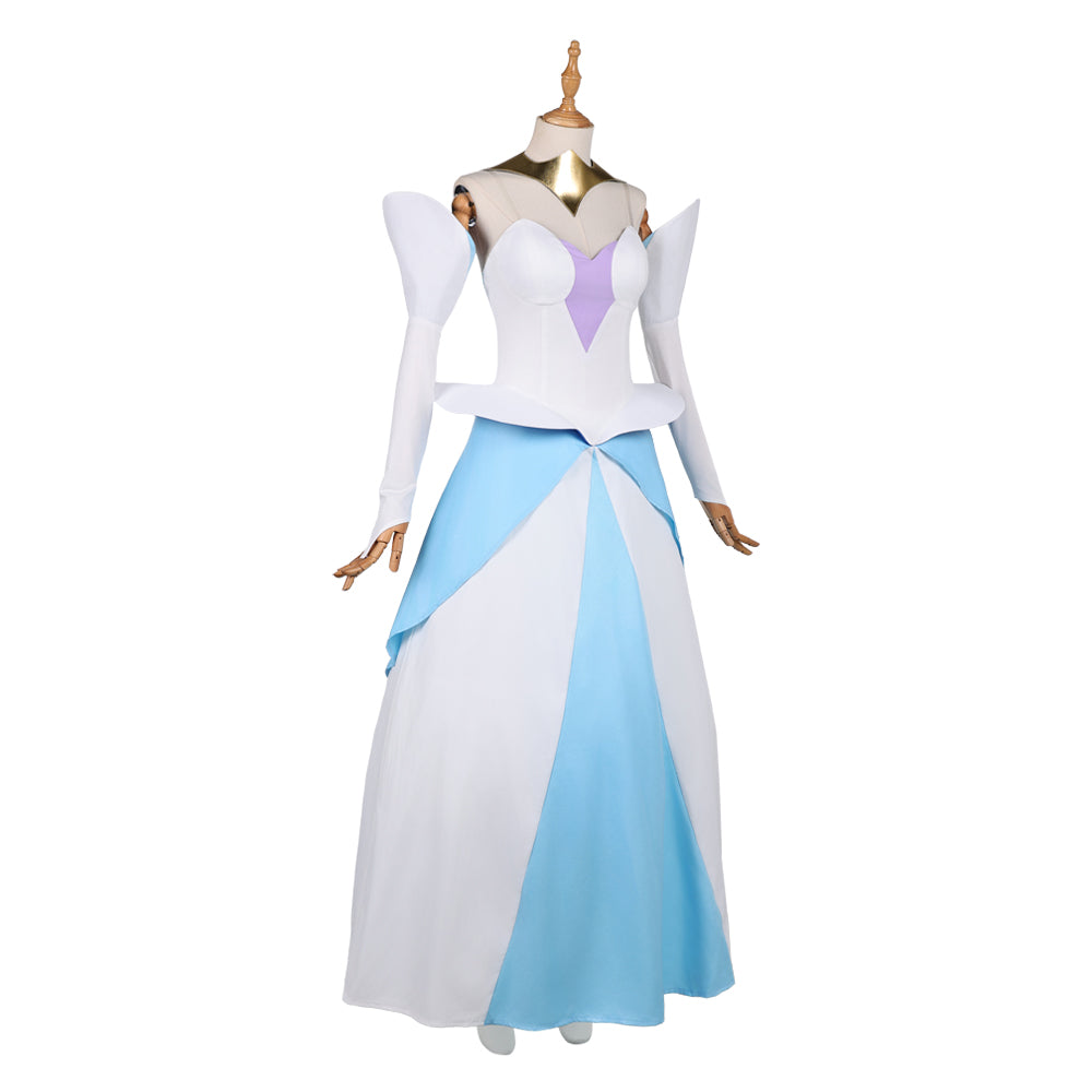 Knights of Guinevere(2025) Guinevere Robe Bleu et Blanche Cosplay Costume