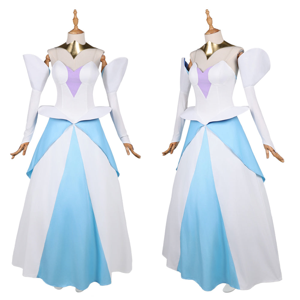 Knights of Guinevere(2025) Guinevere Robe Bleu et Blanche Cosplay Costume
