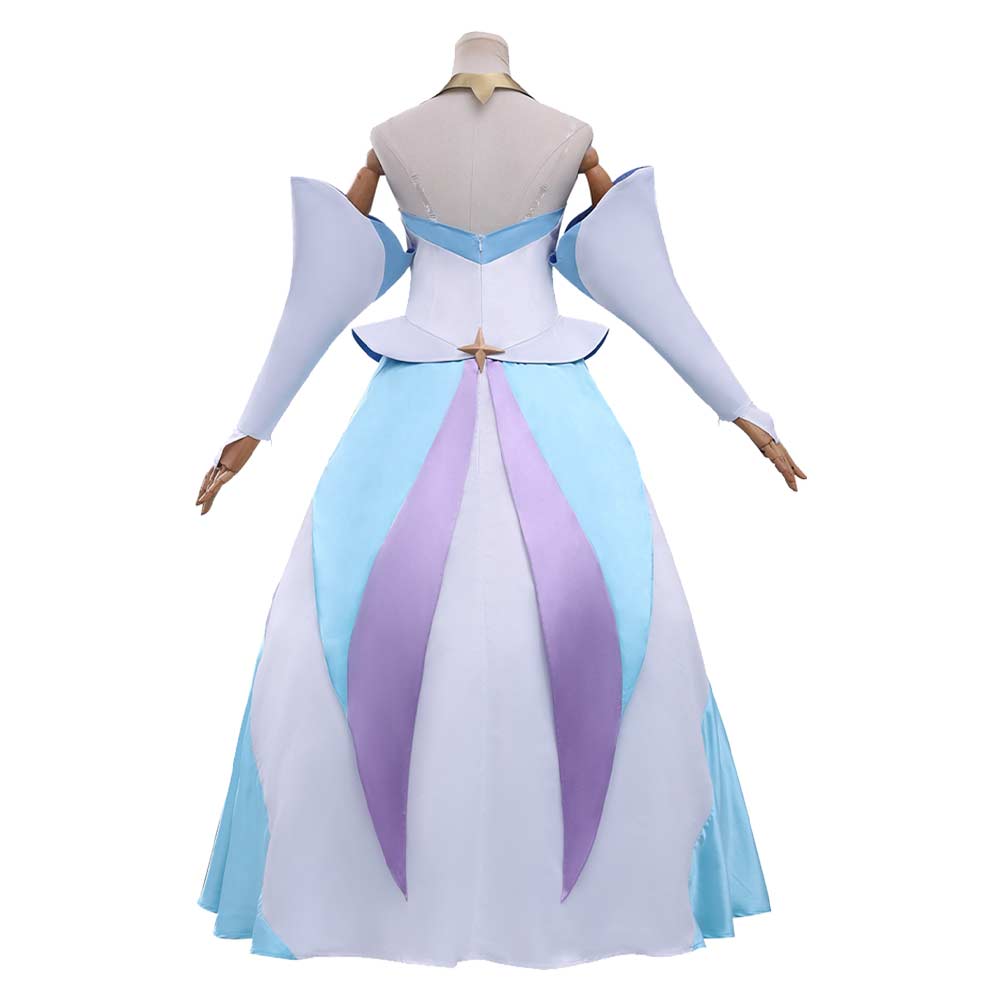 Knights of Guinevere(2025) Guinevere Robe Bleu et Blanche Cosplay Costume Ver.2