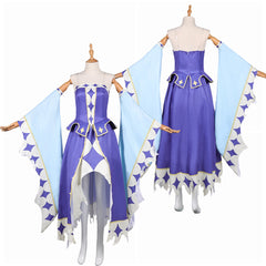 Knights of Guinevere(2025) Guinevere Robe Violette et Bleue Cosplay Costume