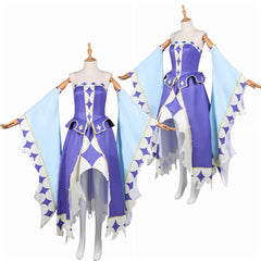 Knights of Guinevere(2025) Guinevere Robe Violette et Bleue Cosplay Costume
