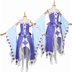 Knights of Guinevere(2025) Guinevere Robe Violette et Bleue Cosplay Costume