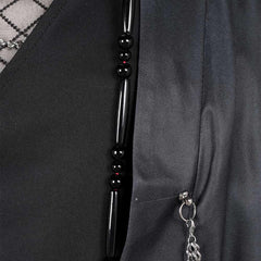 KPop Demon Hunters(2025) Abby Saja Tenue Noire Cosplay Costume