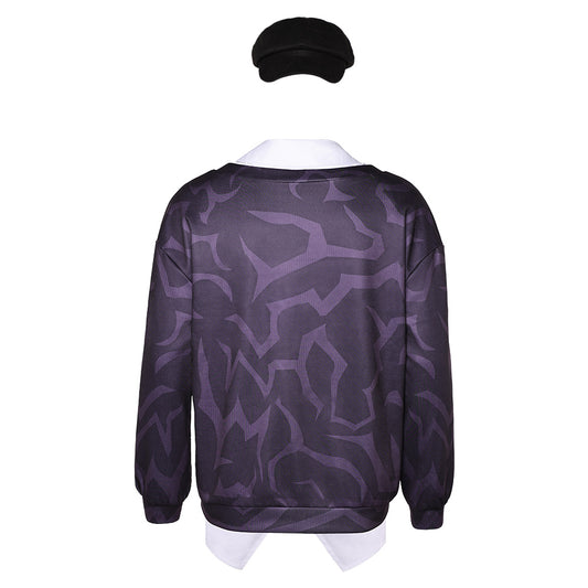 KPop Demon Hunters(2025) Baby Haut Imprimé Noir+Chapeau Cosplay Costume