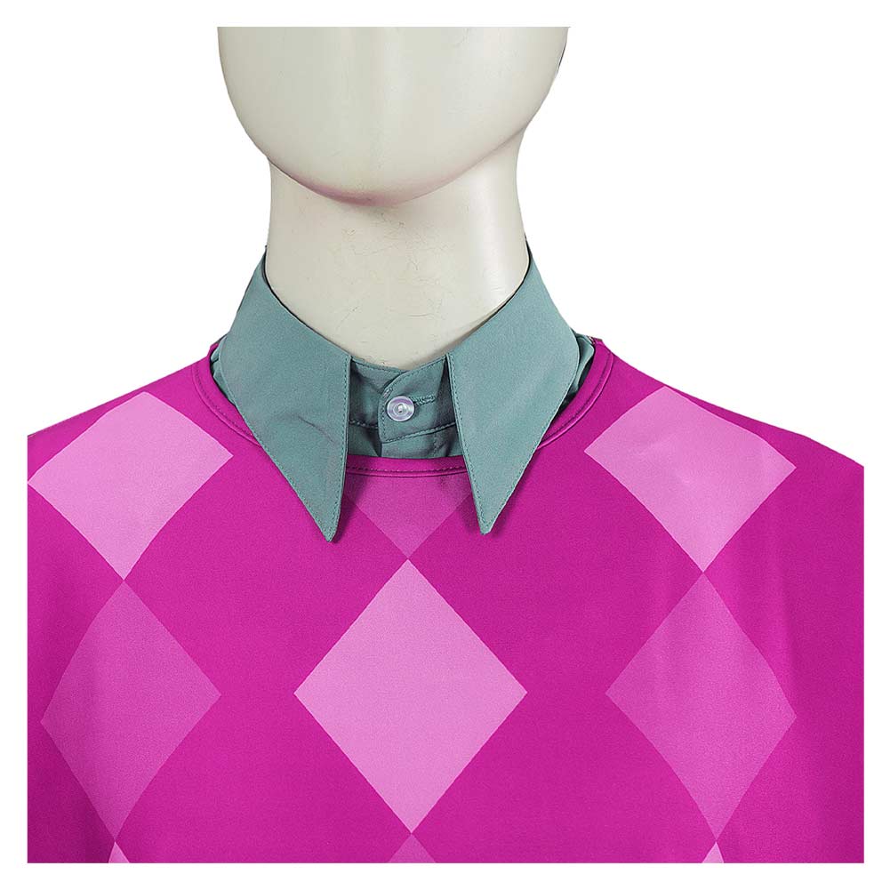 Kpop Demon Hunters(2025) Baby Haut Rose+Pantalon Bleu+Chapeau Cosplay Costume