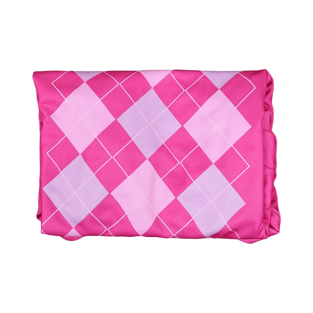 Kpop Demon Hunters(2025) Baby Saja Sweat à Carreaux Roses Cosplay Costume