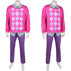 Kpop Demon Hunters(2025) Baby Saja Tenue à Carreaux Roses Cosplay Costume