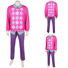 Kpop Demon Hunters(2025) Baby Saja Tenue à Carreaux Roses Cosplay Costume