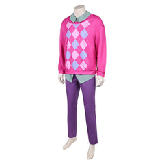 Kpop Demon Hunters(2025) Baby Saja Tenue à Carreaux Roses Cosplay Costume