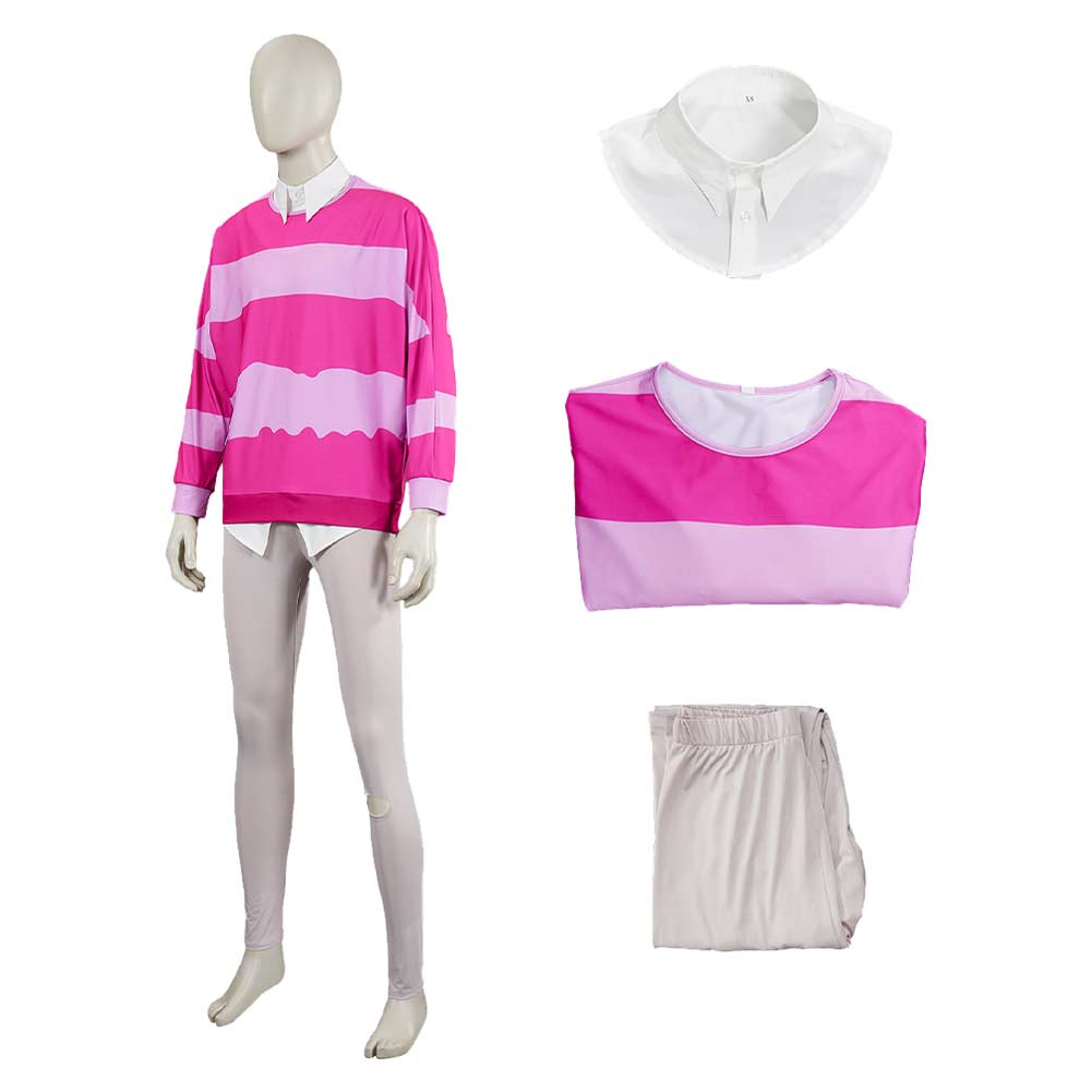 Kpop Demon Hunters(2025) Baby Tenue de Sweat-shirt Rose Rayé Cosplay Costume