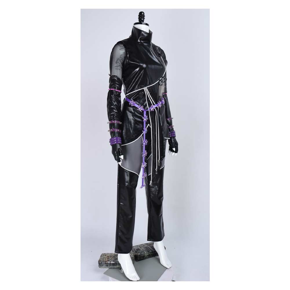 KPop Demon Hunters(2025) Huntrix Mira Combinaison Noire Cosplay Costume