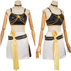 KPop Demon Hunters(2025) Huntrix Mira Tenue à Bretelles Noir Cosplay Costume